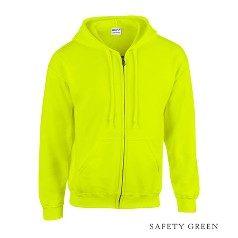 Custom Printed Full-Zip Hooded Sweatshirt