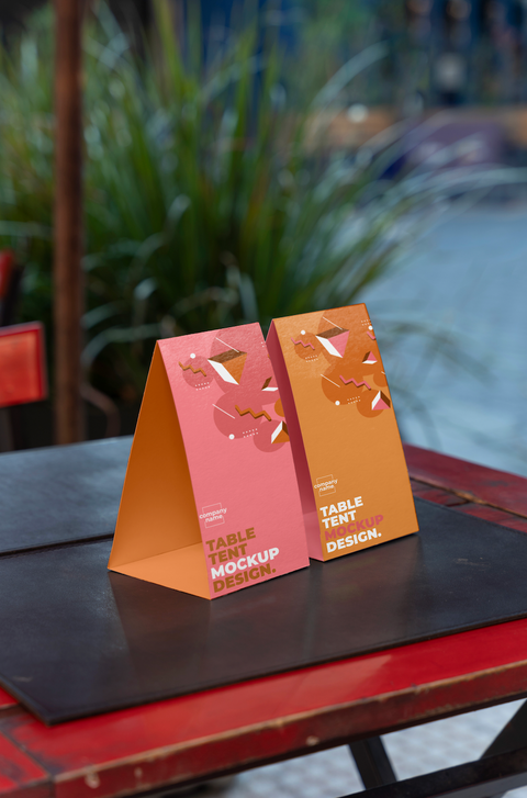 The Power of Custom Printed Table Tents for Restaurants: A Visual Guide