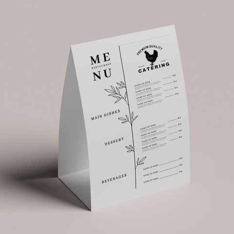 Stories That Sit at Your Tables: How Goboxad’s Custom Printed Table Tents Bring Your Restaurant or Cafe to Life