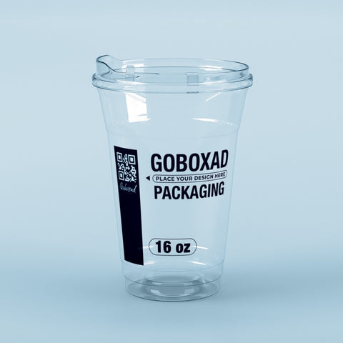 Custom Clear Plastic PET Cups