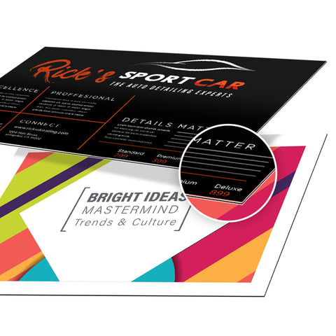 Painted Edge Business Cards