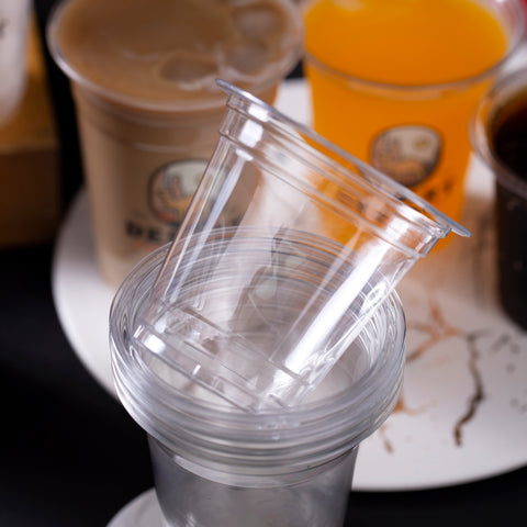 Custom Clear Plastic PET Cups