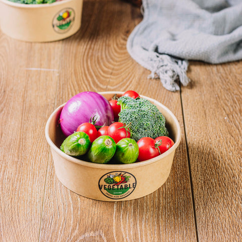 Custom Paper Salad Bowls