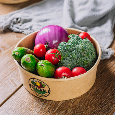 Custom Paper Salad Bowls