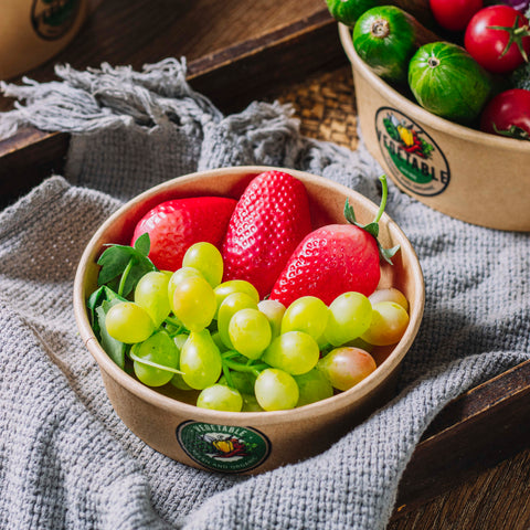 Custom Paper Salad Bowls