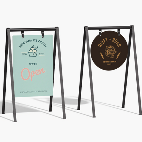 Metal A-Frame Signs