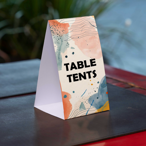 Natural Table Tents