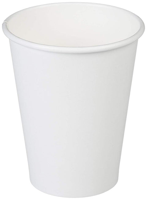 White Poly Paper Hot Cups