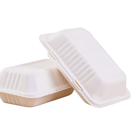 Compostable Sugarcane / Bagasse 1 Compartment Take-Out Box