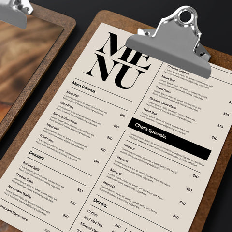 Menus